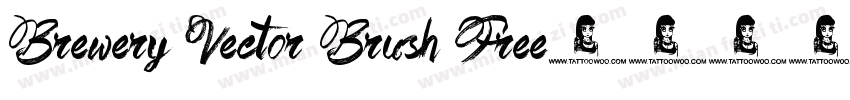 Brewery Vector Brush Free字体转换
